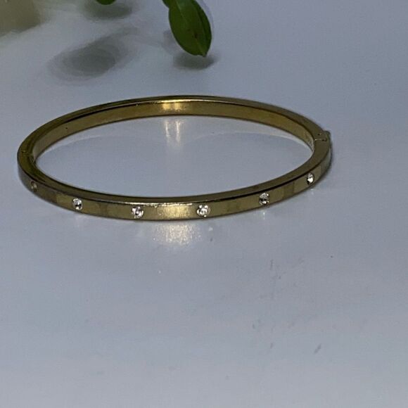 Fossil Rhinestone Bangle Bracelet  - Picture 2 of 5